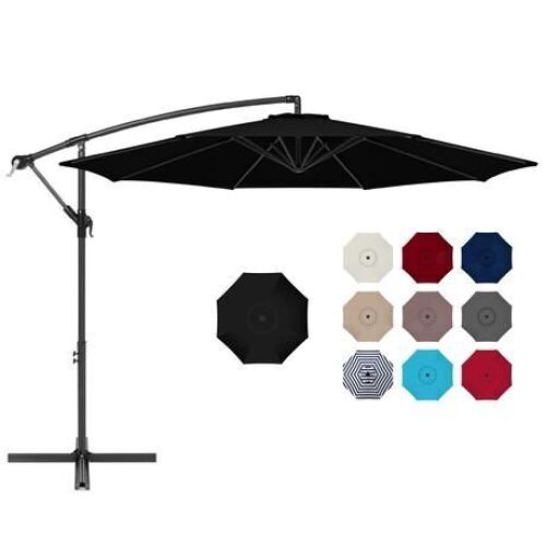 10ft Offset Hanging Patio Umbrella - Lot 1064
