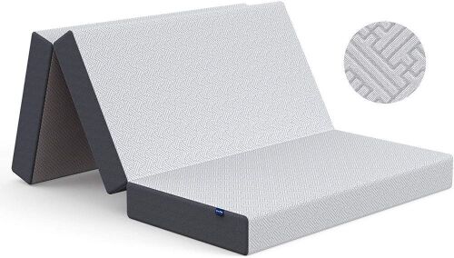 Inofia Folding 5" Memory Foam Mattress, Twin - Lot 363