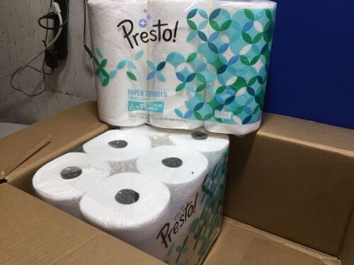 Presto! Paper Towels, 12 Rolls - Lot 1042