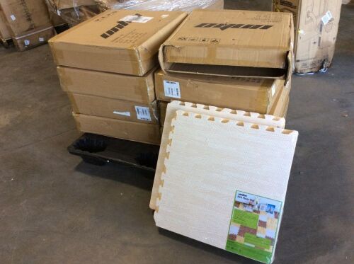 Lot of (8) EVA Foam Puzzle Floor Mat, 12 Pack - Lot 92