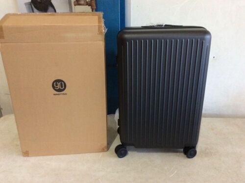 NINETYGO 24" Black Hardside Carry On Luggage with Spinner Wheels - Lot 1355