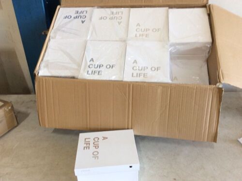 Case of (24) Coffee Mug Gift Boxes  - Lot 638