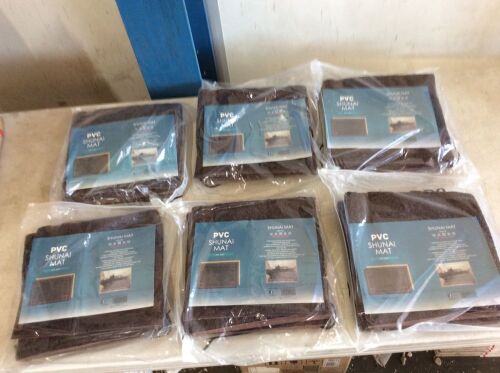 Lot of (6) Shunai PVC Pet Feeding Mats - Lot 1024