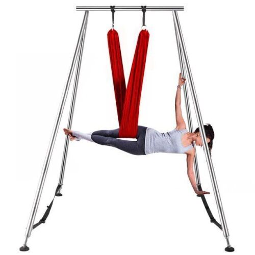 VEVOR Yoga Sling Inversion Swing Stand, Trapeze Bundle, Safety Belts - Lot 77