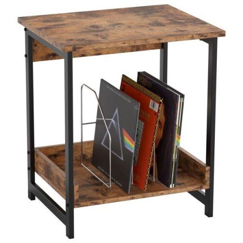IRONCK Small Night Stand Side Table with 2-Tier Storage Shelf - Lot 772