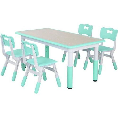 LAZY BUDDY Kids Study Table and Chairs Set  - Lot 413