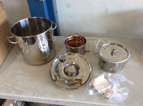 3 POTS 2-8 Gal Home Distiller  - Lot 264