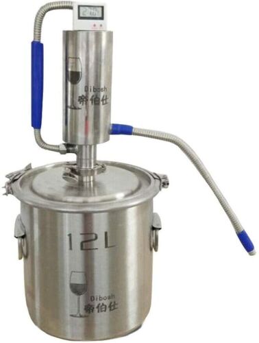 YUEWO DIY Distiller 304 Stainless Steel Wine Making Kit, 3.2 Gallon/12L - Lot 79