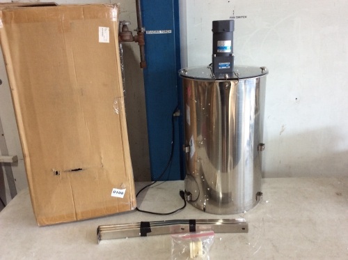 VEVOR Honeycomb Drum Spinner Beekeeping Equipment with Strainer, 2 Frame, Electric Honey Extractor  - Lot 169