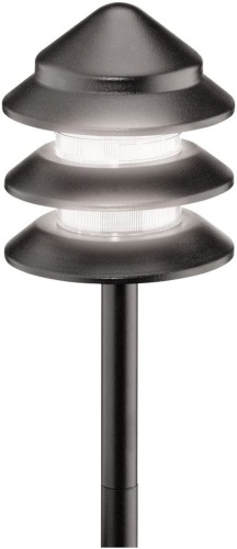 Malibu Low Voltage Metal Tier Pathway Lights, 12 Pack  - Lot 1094