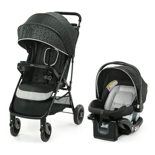 Graco NimbleLite Travel System, Lightweight Stroller and SnugRide 35 Lite Infant Car Seat - Lot 120