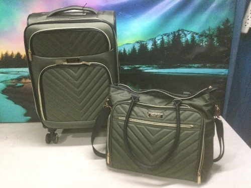 Kenneth Cole Reaction Chelsea Polyester Carry-On Luggage with Laptop Tote  - Lot 397
