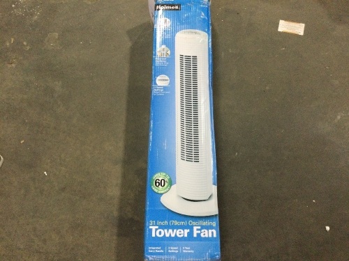 Holmes 31" Oscillating Tower Fan  - Lot 408