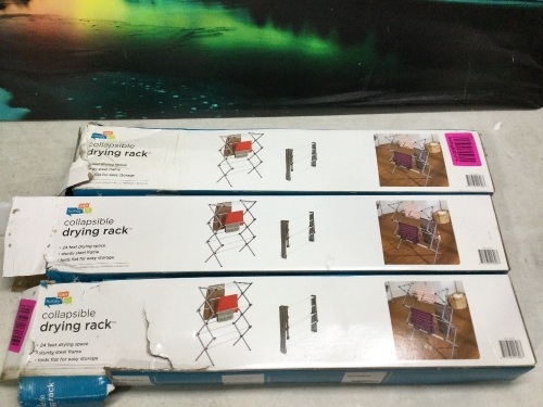 Lot of (3) Collapsible Drying Racks, Unknown if Complete - Lot 819