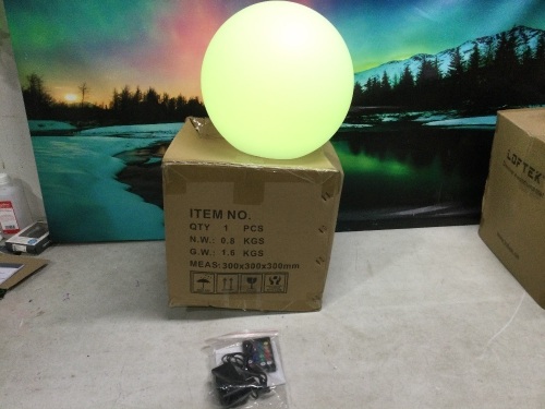 Loftek 12" LED Light Ball - Lot 1081