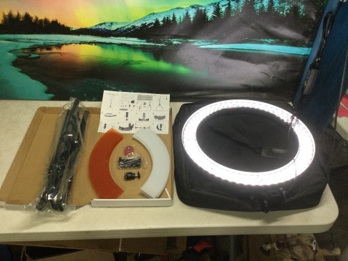 18" Dimmable LED Ring Light Kit - Lot 274