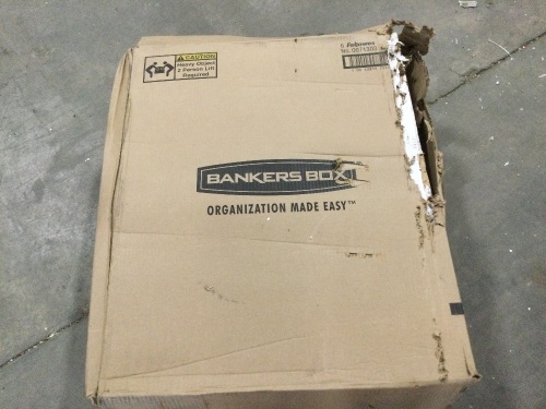 Bankers Box STOR/FILE Storage Boxes, Standard Set-Up, Lift-Off Lid, Letter/Legal, 6 Pack - Lot 1032