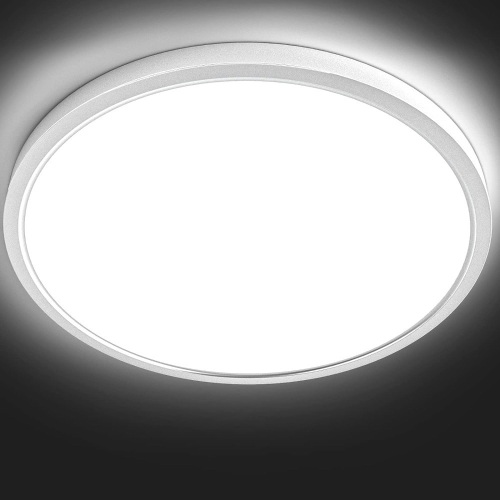 TALOYA Flush Mount Ceiling Light, Round 36W 15.8 inch Daylight Modern Ceiling Light - Lot 1635