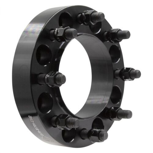 2Pc STEEL Hub Centric Wheel Spacers 8 on 170mm 1.5 Thick 14mm 1.5 Thread Stud M124.9 Hub Fits 2003+ Ford F250 F350 Super Duty Single Rear Wheel | 03-05 Dually Rear Wheel Front - Lot 1723