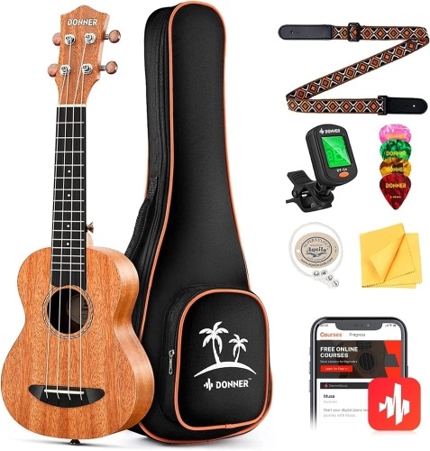 Donner Ukulele Beginner Mahogany 23" - Lot 1690