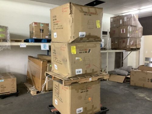 Lot of (3) Left Arm Powered Recliners, Sectional Pieces - Uninspected - Lot 250