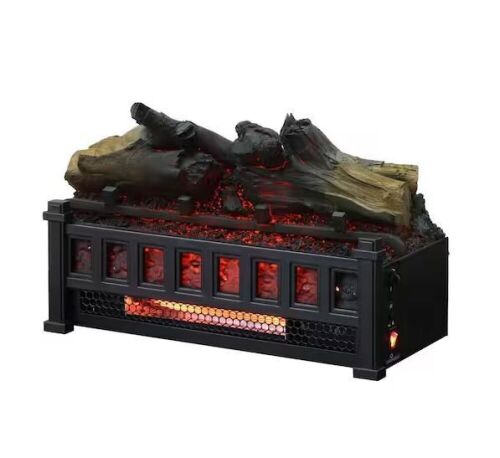 StyleWell Barkridge 20.5 in. Infrared Electric Fireplace Log Set Heater  - Lot 358