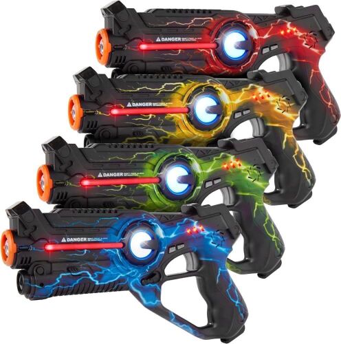 Set of 4 Infrared Laser Tag Blaster  - Lot 377