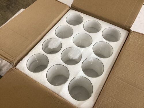 Lot of (12) 4" Glass Vases  - Lot 423