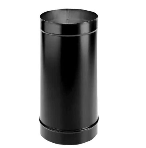 DuraVent DuraBlack 6 in. x 48 in. Single-Wall Chimney Stove Pipe Chimney Pipe  - Lot 428