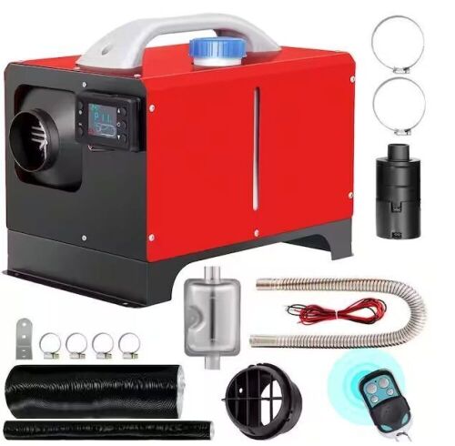 Parking Heater with Black LCD 17060 BTU Diesel Air Heater with Remote Control - Lot 540