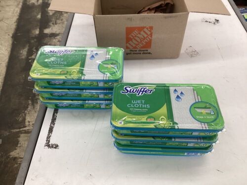 Swiffer Sweeper Wet Cloth Refills with Original Gain Scent, 12-Count, 6 -Pack  - Lot 581