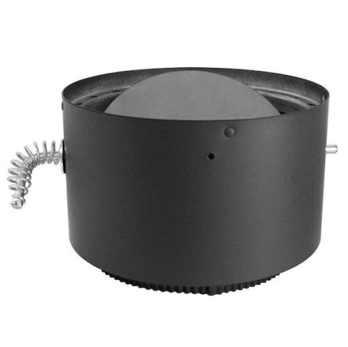 DuraVent DVL 6 in. Adapter/Damper Section in Black  - Lot 593
