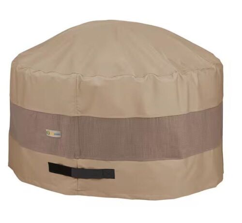 Duck Covers 34 in. Elegant Round Fire Pit Cover  - Lot 635