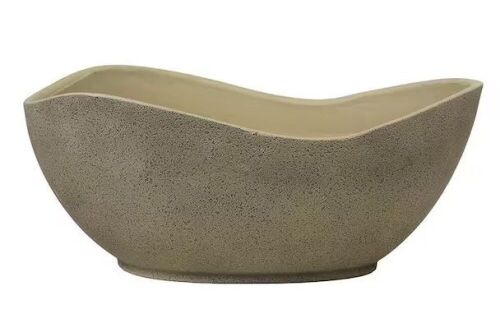 Lot of (2) 12.5 in. Resin Arc Planter, Desert & Stone  - Lot 713