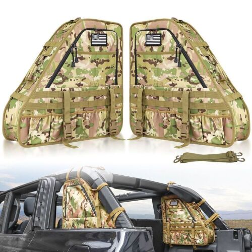 Camouflage Roll Bar Storage Bags for Ford Bronco  - Lot 562