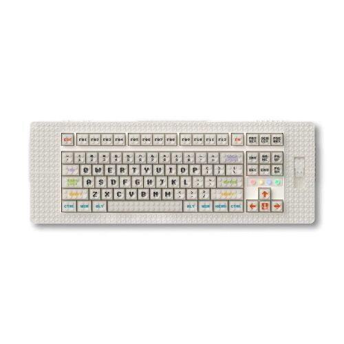 MelGeek Pixel Canvas, Brick-Compatible Custom Mechanical Keyboard - Lot 624