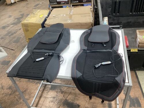Lot of (2) Car Seat Covers with Heating, Cooling & Massage - Lot 544