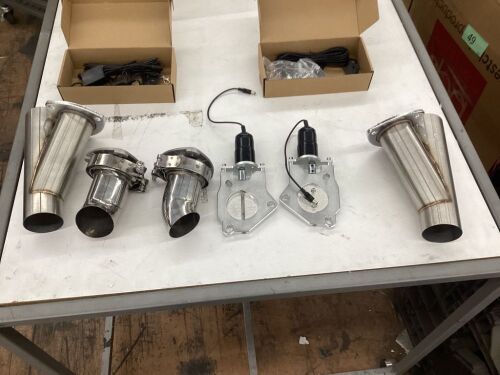 2.5 Inch Dual Electric Exhaust Cutout Valve Remote Switch - Lot 108
