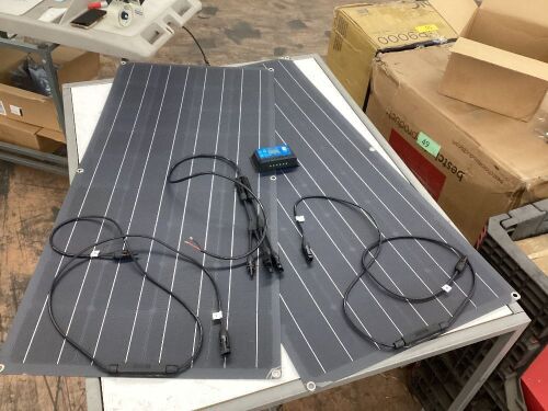 Lot of (2) Flexible Solar Panels 21" x 46"  - Lot 176