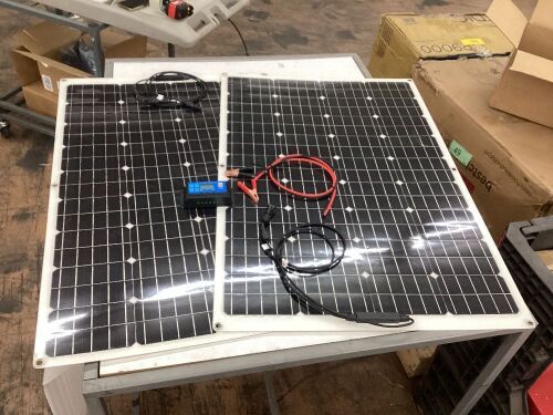 Lot of (2) Flexible Solar Panels 26.5" x 40"  - Lot 306