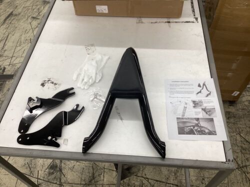 26" Height Black Sissy Bar Backrest for Harley Davidson Touring Models 2009-2023 Street Glide Road Glide Electra Glide Road King  - Lot 206