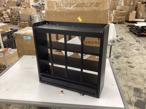 Coffee Cup Rack with Drawer  - Lot 765