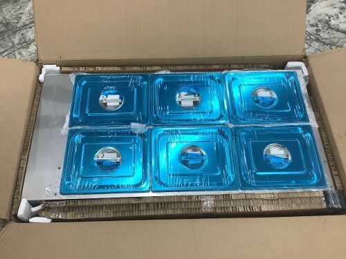 6 Pan Electric Bain Marie Food Warmer  - Lot 74