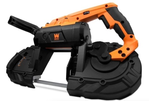 WEN 94396 10-Amp 5-Inch Variable Speed Handheld Portable Band Saw for Metal - Lot 105
