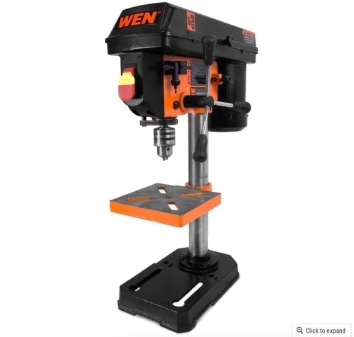 WEN 4208T 2.3-Amp 8-Inch 5-Speed Cast Iron Benchtop Drill Press - Lot 113