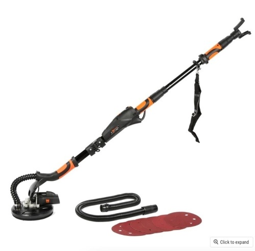 WEN DW5062 Variable Speed 5-Amp Drywall Sander with 15-Foot Dust Hose - Lot 115