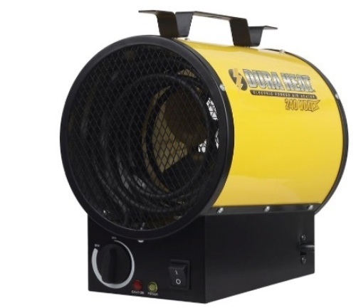 Dura Heat EUH4000 Electric Forced Air Heater, Medium, Yellow - Lot 208