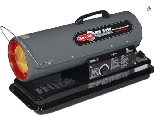 Dyna-Glo Delux KFA80DGD Kerosene, 80K BTU Forced air Heater, 80,000 - Lot 211