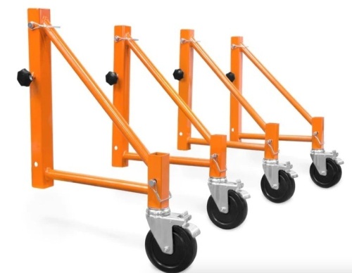 WEN 31104 Baker Scaffold Outriggers with 5-Inch Locking Casters, 4 Pack - Lot 132