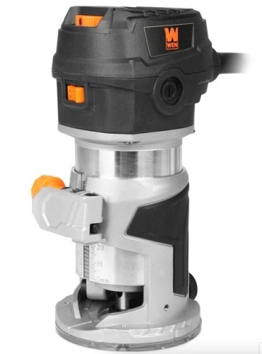 WEN RT1460 6-Amp Handheld 1/4-Inch Variable Speed Laminate Trim Router for Woodworking - Lot 133